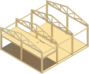 Wood frame structure built by expert Construction Company in the Philippines.