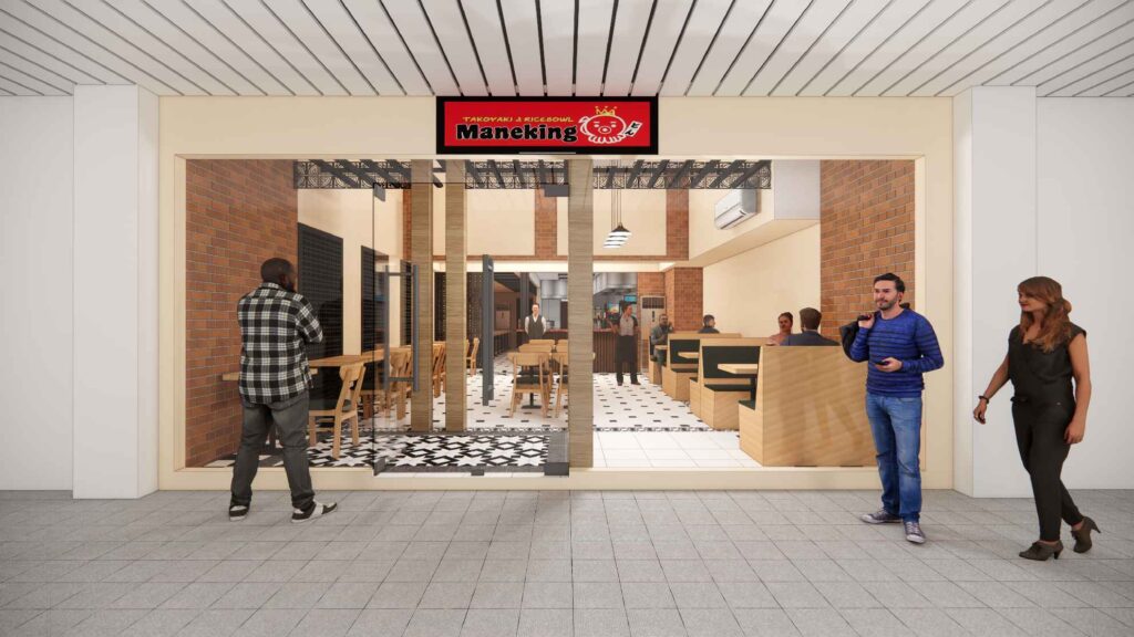 Munchies restaurant exterior built by a trusted construction company Philippines.