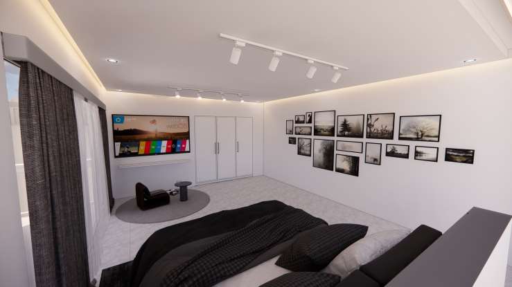 Minimalist bedroom interior by expert building planning services in the Philippines.